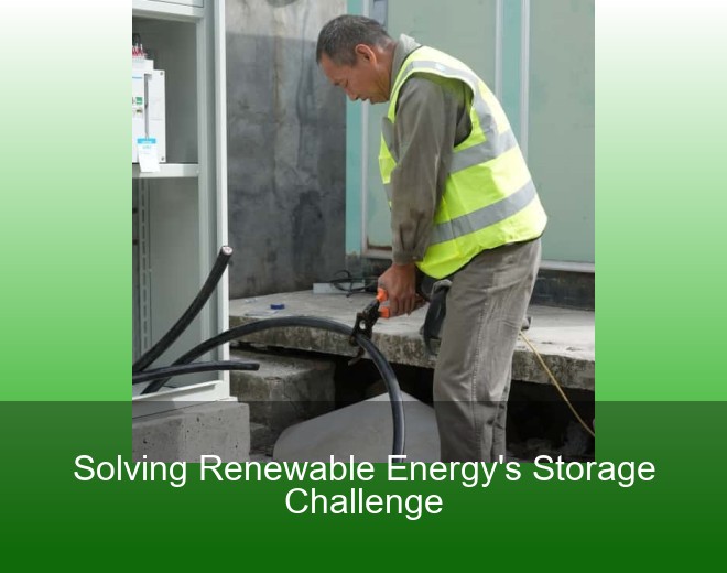 Solving Renewable Energy's Storage Challenge